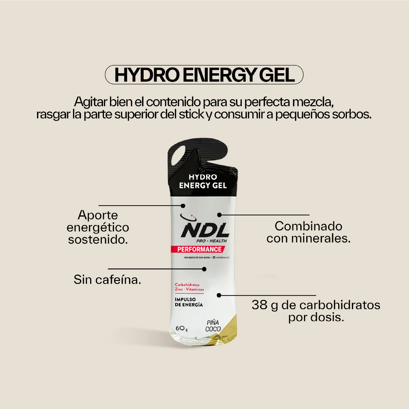Gel Energético Sabor Piña y Coco - Image 4
